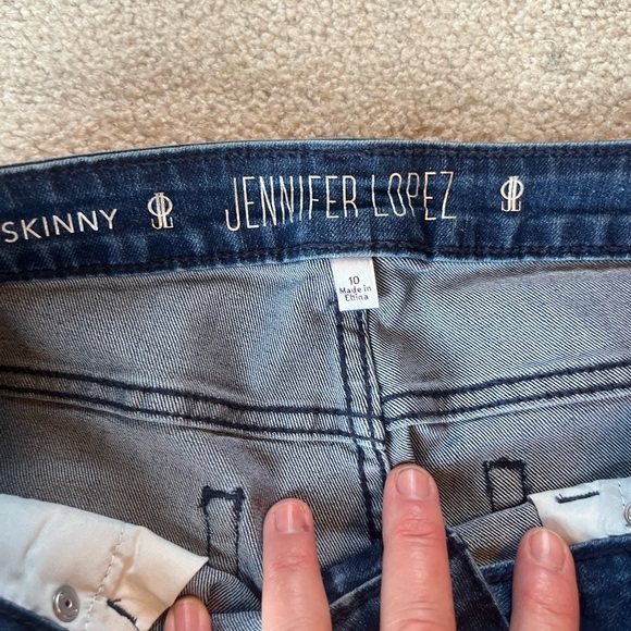 Jennifer Lopez Blue Skinny Jeans Stretchy Versatile - Picture 2 of 8